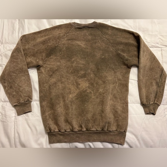 Vintage 80s Distressed Rugged Frontiers Western Crewneck Sweatshirt - Picture 8 of 8